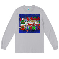 Moon Dust my favorite color is Christmas lights Long Sleeve Tee - BundleAndBundleShop