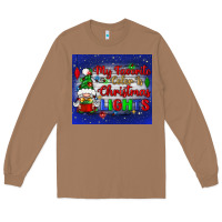 Toasted Coconut my favorite color is Christmas lights Long Sleeve Tee - BundleAndBundleShop