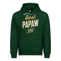 Forest Green Mens Best Papaw Ever Funny Dad / Grandpa Urban Hoodie - DesigneFamous