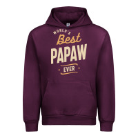 Mauve Wine Mens Best Papaw Ever Funny Dad / Grandpa Urban Hoodie - DesigneFamous
