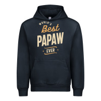 Navy Mens Best Papaw Ever Funny Dad / Grandpa Urban Hoodie - DesigneFamous