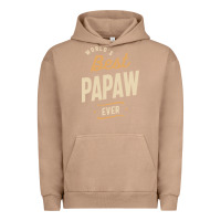 Pigment Burro Mens Best Papaw Ever Funny Dad / Grandpa Urban Hoodie - DesigneFamous