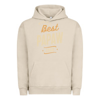Pigment French Oak Mens Best Papaw Ever Funny Dad / Grandpa Urban Hoodie - DesigneFamous