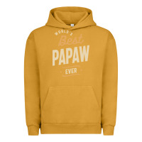 Pigment Peanut Butter Mens Best Papaw Ever Funny Dad / Grandpa Urban Hoodie - DesigneFamous