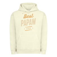 Pigment Pistachio Mens Best Papaw Ever Funny Dad / Grandpa Urban Hoodie - DesigneFamous