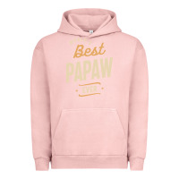 Pigment Salmon Mens Best Papaw Ever Funny Dad / Grandpa Urban Hoodie - DesigneFamous