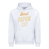 White Mens Best Papaw Ever Funny Dad / Grandpa Urban Hoodie - DesigneFamous