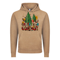 Vintage Coffee christmas cowboy Vintage Hoodie - FaDigitalArtStudio