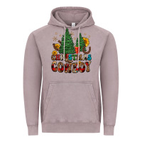 Vintage Zinc christmas cowboy Vintage Hoodie - FaDigitalArtStudio