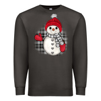 Smoke grey christmas snowman Premium Sweatshirt - JahusDesignShop