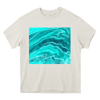 Cream turquoise agate Heavy Core Tee - TumblerDesignByShophia