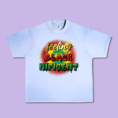 Feeling Blacknificent Urban Heavy Tee Designed By Fadigitalartstudio