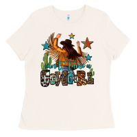 Bone can't tame a cowgirl Ladies Tee - OliviaCreatesArt