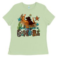 Matcha can't tame a cowgirl Ladies Tee - OliviaCreatesArt
