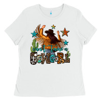 Can't Tame A Cowgirl Ladies Tee | Teevron