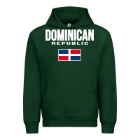 Forest Green dominican republic Urban Hoodie - DesigneFamous