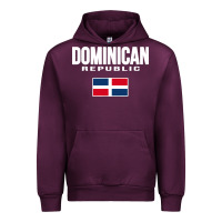 Mauve Wine dominican republic Urban Hoodie - DesigneFamous