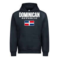 Navy dominican republic Urban Hoodie - DesigneFamous