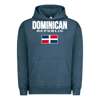 Pigment Midnight Navy dominican republic Urban Hoodie - DesigneFamous