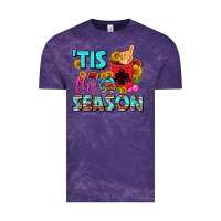 Cloud Purple tis the season football coffee mug Vintage Tee - FaDigitalArtStudio