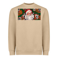 Mushroom christmas with santa Heavyweight Sweatshirt - AdoDesignShop