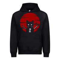 Black ninja cat japanese Urban Hoodie - DesigneFamous
