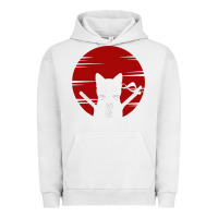Pigment Lunar Rock ninja cat japanese Urban Hoodie - DesigneFamous