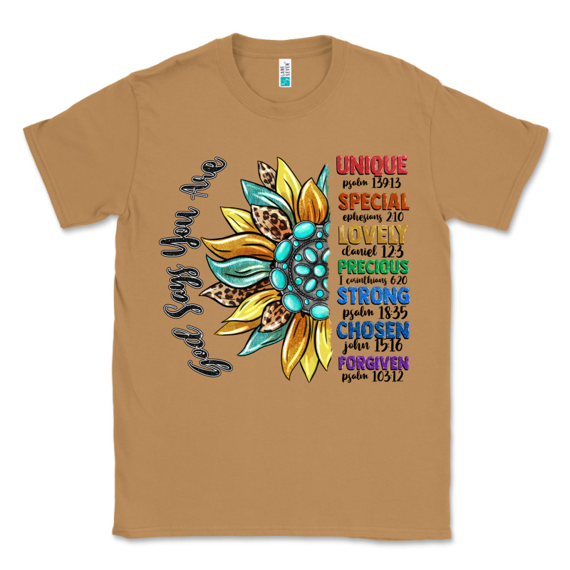 God Says You Are Unique Classic Tee by CowGirlArtShop | Teevron