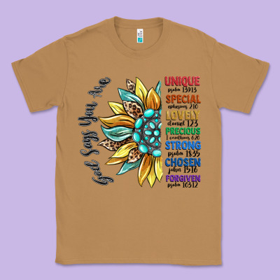 God Says You Are Unique Classic Tee Designed By Cowgirlartshop