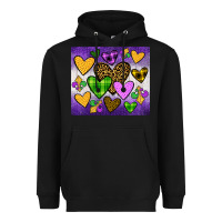 Black mardi gras Heavyweight Hoodie - JahusDesignShop