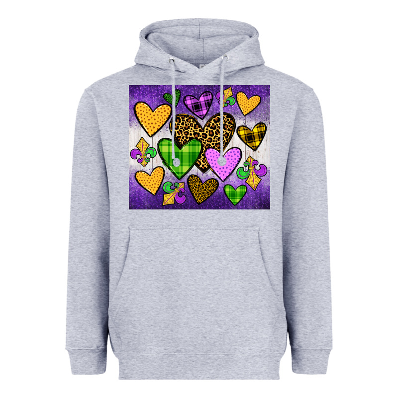 Mardi Gras Heavyweight Hoodie by JahusDesignShop | Teevron