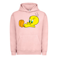 Pigment Salmon tweety bird Urban Hoodie - DesigneFamous