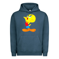 Pigment Midnight Navy tweety bird Urban Hoodie - DesigneFamous