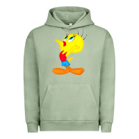 Pigment Oil Green tweety bird Urban Hoodie - DesigneFamous