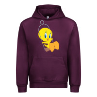 Mauve Wine tweety bird Urban Hoodie - DesigneFamous