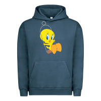Pigment Midnight Navy tweety bird Urban Hoodie - DesigneFamous