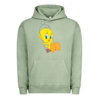 Pigment Oil Green tweety bird Urban Hoodie - DesigneFamous