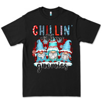 Black chillin with my gnomies Premium Tee - CowGirlArtShop