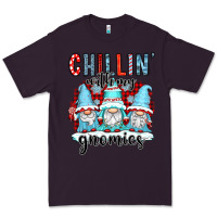 Plum chillin with my gnomies Premium Tee - CowGirlArtShop