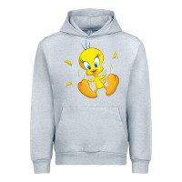 Heather Grey tweety bird Urban Hoodie - DesigneFamous