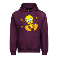 Mauve Wine tweety bird Urban Hoodie - DesigneFamous