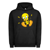 Pigment Black tweety bird Urban Hoodie - DesigneFamous