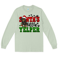 Matcha Santa's Little Yelper Long Sleeve Tee - FaDigitalArtStudio