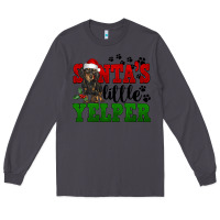 Smoke Santa's Little Yelper Long Sleeve Tee - FaDigitalArtStudio