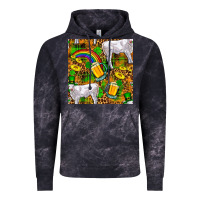 Cloud Black St. Patricks Cow With Rainbow And Beer Seamless Vintage Hoodie - FaDigitalArtStudio