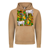 Vintage Camel St. Patricks Cow With Rainbow And Beer Seamless Vintage Hoodie - FaDigitalArtStudio