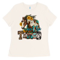 Bone can't be tamed horse Ladies Tee - OliviaCreatesArt