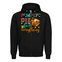 Black pumpkin pie fixes everything Zipper Hoodie - AdoDesignShop