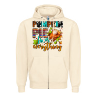 Sandshell pumpkin pie fixes everything Zipper Hoodie - AdoDesignShop