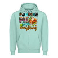 Seafoam pumpkin pie fixes everything Zipper Hoodie - AdoDesignShop